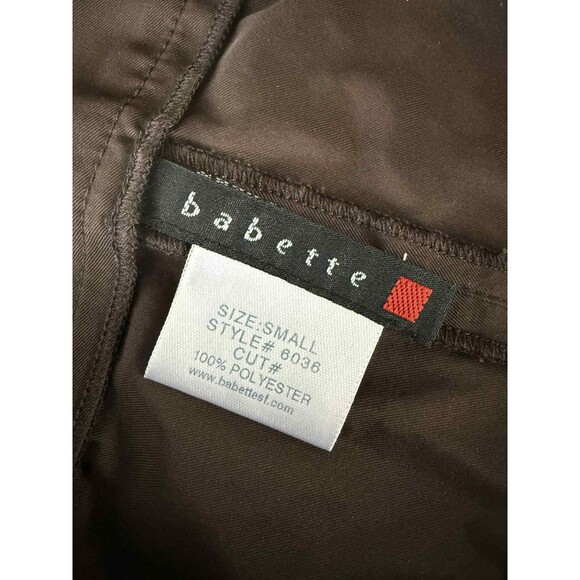 Babette Wide Leg Lantern Barrel Cropped Pants Lagenlook Brown Women's sz. Small - Picture 7 of 8